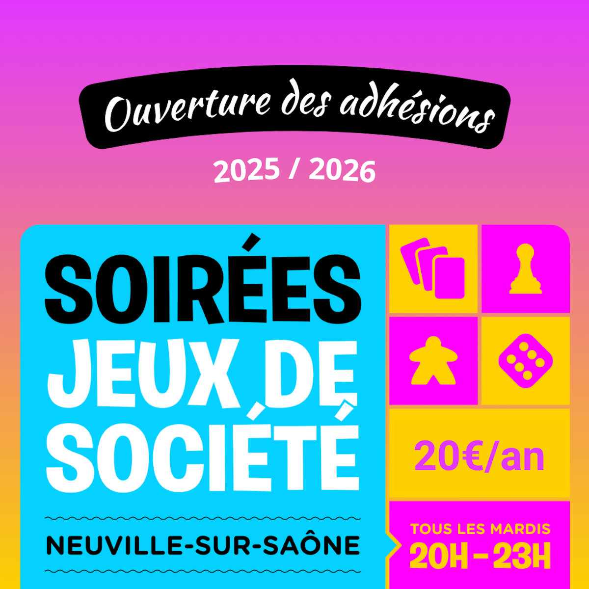 Ouverture des adhésions 2025 / 2026
