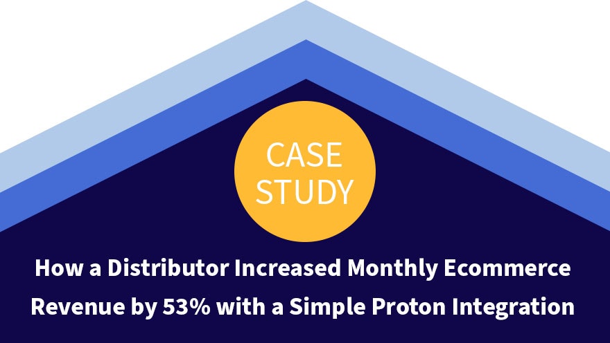 Case Study: How a Distributor Increased Monthly Ecommerce Revenue by 53% with a Simple Proton Integration