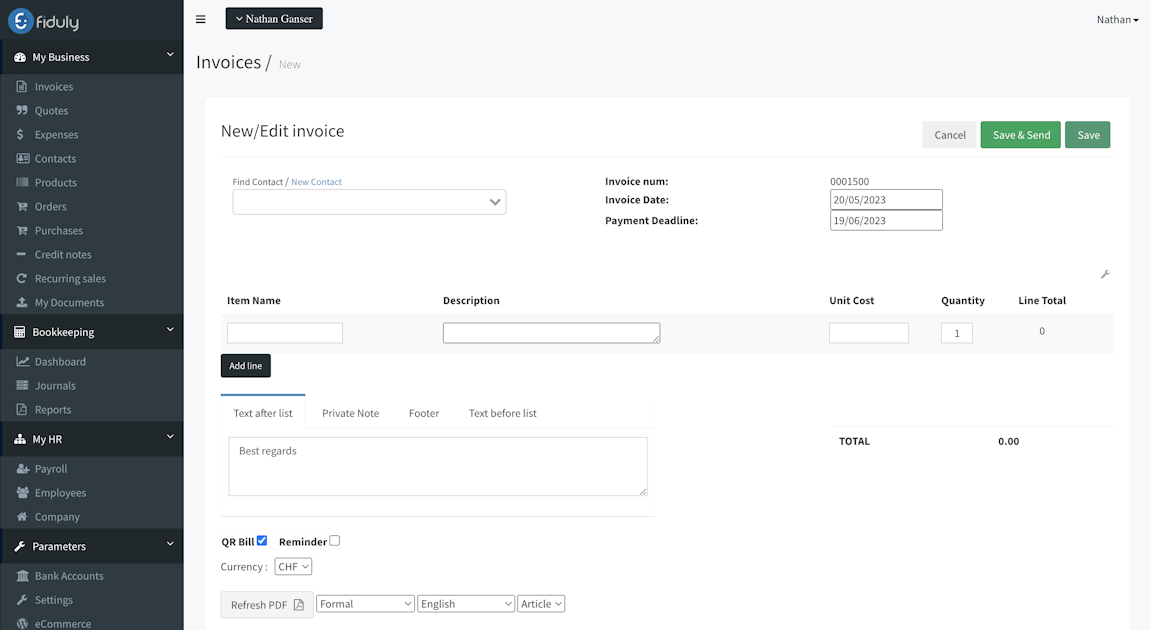 A Comprehensive Review: Fiduli, the Swiss Accounting App