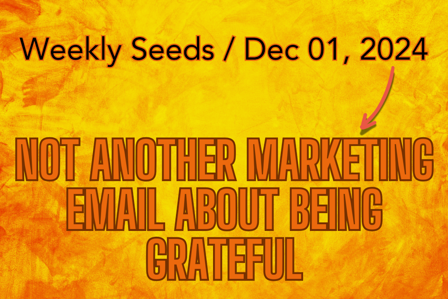 Not Another Marketing Email About Being Grateful