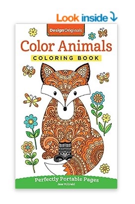 Color Animals: Mental Health Tech Portable Coloring Book