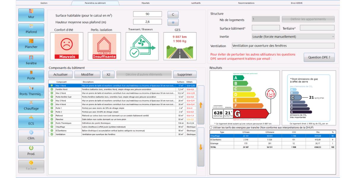 logiciel audit énergétique exemple