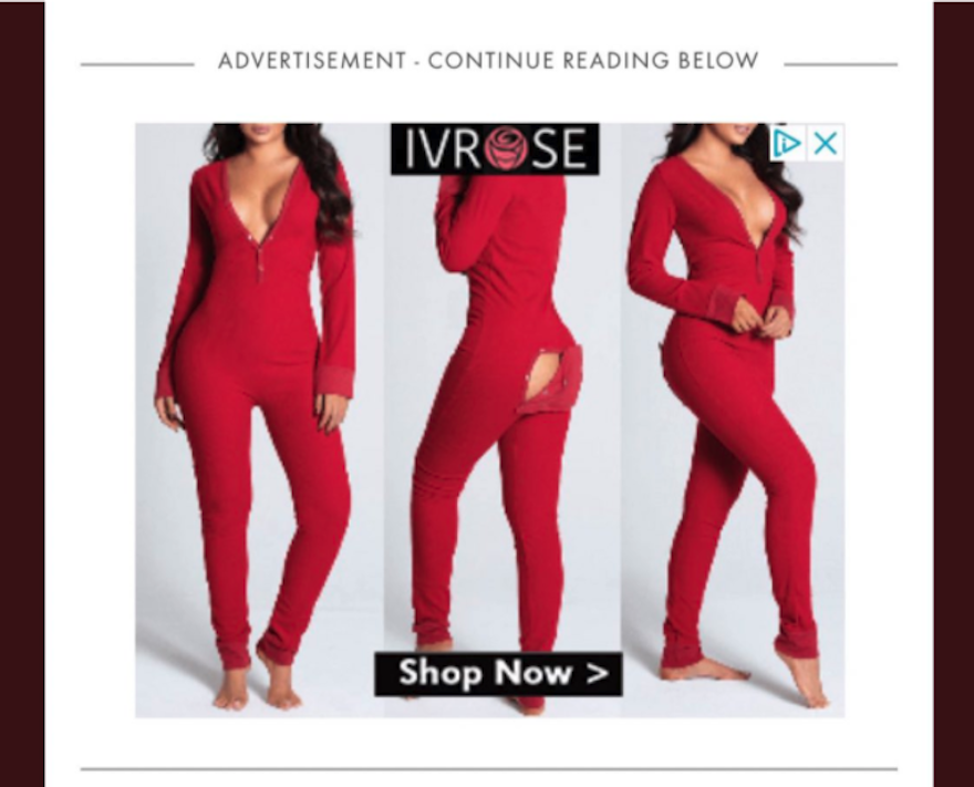 Buttflap Onesie Advertisment