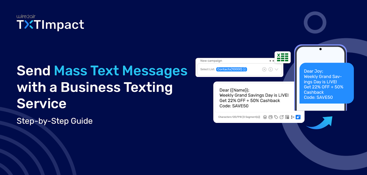How to Send Mass Text Messages Using Business Texting Service