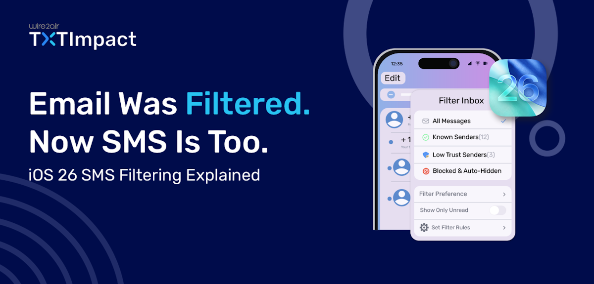 iOS 26 SMS filtering Explained and Why RCS is the best option.