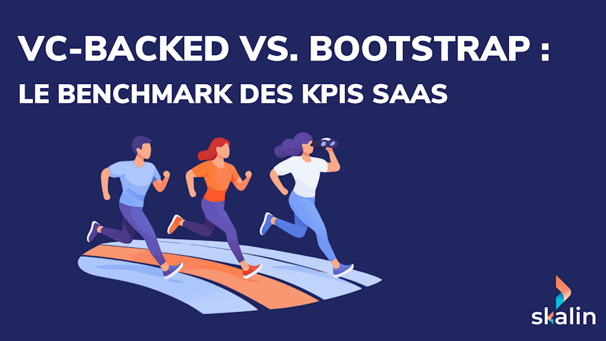 KPIs SaaS VC-backed vs bootstrappés : croissance de l'ARR, New-biz, rétention et NRR (données ChartMogul)
