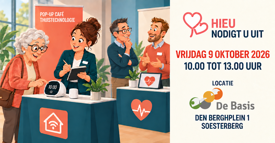 Pop-up Cafe Thuistechnologie 9 Oktober Soesterberg