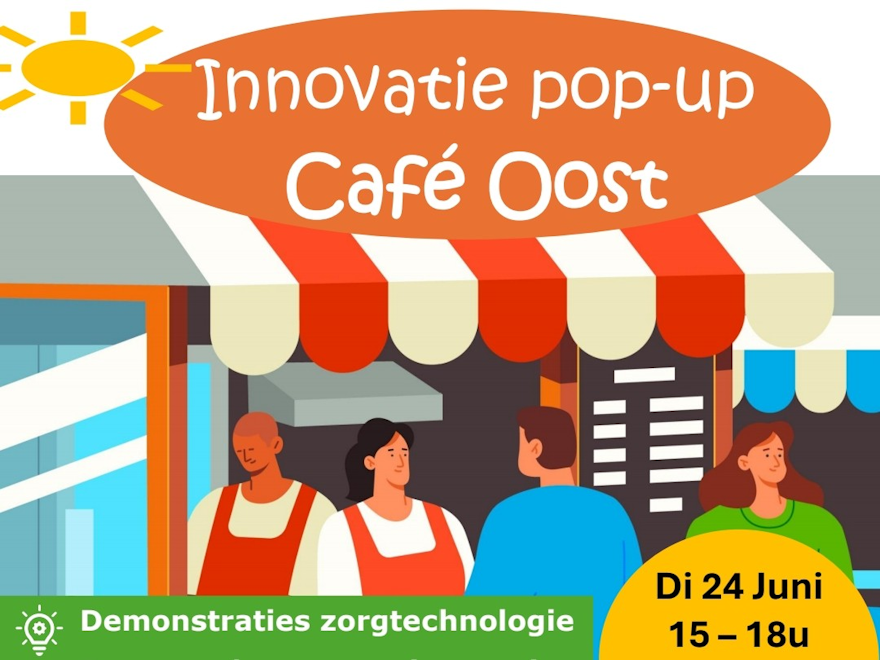 Kom naar het Innovatie pop-up Café Oost op dinsdag 24 juni