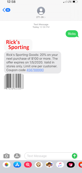 Mobile Coupons Sms Coupons Text Coupons Promo Codes